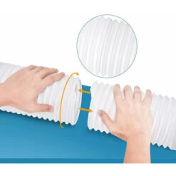 Tuyau D'échappement De Climatisation Mobile étendu 150 Cm Tuyau D'échappement De Climatisation Portable Résistant à La Chaleur Et à La Corrosion Pour Climatiseur Déshumidificateur Sèche-linge，Diamètre -Atlantic Magasin 100266589 3