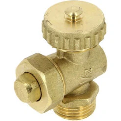 Robinet De Vidange à Boisseau Avec Bouchon Mâle 1/2