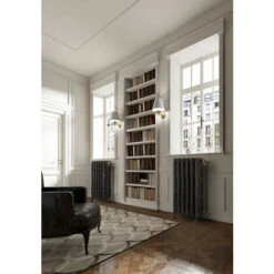 Radiateur Fonte Fleuri - Hauteur 950mm - Longueur 78mm - 181 Watt - Epaisseur 250mm - Contenance 2.8L - L395/1 -Atlantic Magasin 10517791 5