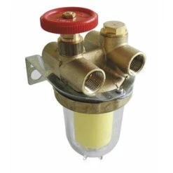 Filtre Fioul 2 Conduites Avec Robinet - OVENTROP : 2120261+2127500