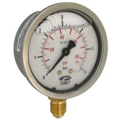 Manometre Radial Glycerine D63 0-6 Bars