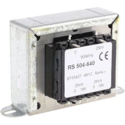 Transformateur à Montage Sur Châssis, Vin 230V C.a., Vout 18V C.a., 2 Sorties, 50VA ( Prix Pour 1 )