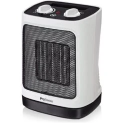 Mini Radiateur Soufflant Céramique Avec Oscillation Automatique Et 2 Réglages De Température - 2000W Pro Breeze