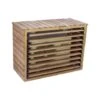 Habrita Foresta - Cache Climatiseur Extérieur 1,32 X 0,58 X 1,47 M épicéa Thermo Chauffé - CC1306XL