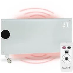 Bornholm Radiateur à Convection 2000 W Menu LCD 2 Niveaux De Chauffage