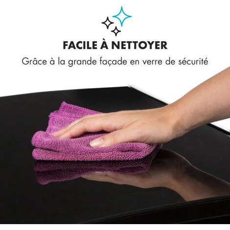 Gotland Radiateur Convecteur En Verre 600W 900W 1500W - Noir 4 Gotland Radiateur Convecteur En Verre 600W 900W 1500W - Noir – Image 4