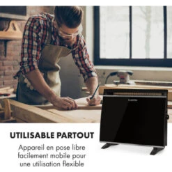 Gotland Radiateur Convecteur En Verre 600W 900W 1500W - Noir 9 Gotland Radiateur Convecteur En Verre 600W 900W 1500W - Noir -Atlantic Magasin 12991497 5