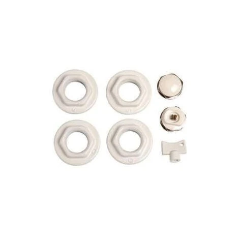 Jeu D'accessoires Pour Radiateur Blanc Numéro 46 Global 1 Jeu D'accessoires Pour Radiateur Blanc Numéro 46 Global