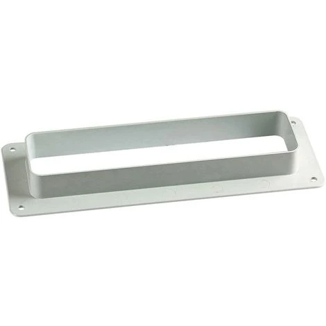 Bride Murale Rectangulaire Pvc - Décor : Blanc - Section : 55 X 220 Mm - Matériau : PVC - S&P 1 Bride Murale Rectangulaire Pvc - Décor : Blanc - Section : 55 X 220 Mm - Matériau : PVC - S&P