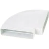 Coude Horizontal Rectangulaire Pvc - Décor : Blanc - Section : 55 X 220 Mm - Matériau : PVC - S&P