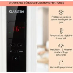 Thermaxx 2500 Radiateur à Bain D'huile 2500W 5-35°C - Noir & Blanc 8 Thermaxx 2500 Radiateur à Bain D'huile 2500W 5-35°C - Noir & Blanc -Atlantic Magasin 13733248 4