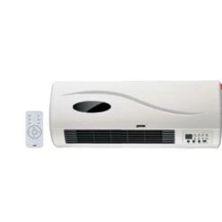 Convecteur Mural En CÉramique Avec TÉlÉcommande 1000/2000w Et Minuterie Zmw1909b