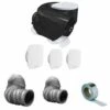 Atlantic Kit Complet Vmc Simple Flux 3 Bouches Autocosy Plus Gaines Et Bande Alu