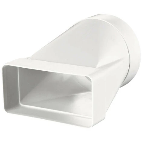 Connecteur Rectangle/rond - 55x110mm / Ø100 - Winflex Ventilation 1 Connecteur Rectangle/rond - 55x110mm / Ø100 - Winflex Ventilation