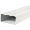 Conduit Rectangle En PVC 60x122mm - 1500mm - Winflex Ventilation