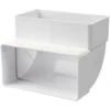 Raccord Vertical Coude 90° Pour Conduit 55x110mm - Winflex Ventilation