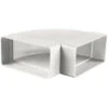 Raccord Horizontal Coude 90° Pour Conduit 55x110mm - Winflex