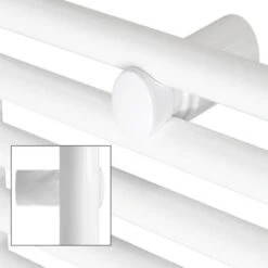 Radiateur Chauffage Sèche Serviettes De Bain Chrome Blanc Laterale 400 X 1500 Mm -Atlantic Magasin 16029584 4