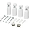Support De Montage Pour Radiateur Salle De Bain Support Mur Kit De Montage Blanc