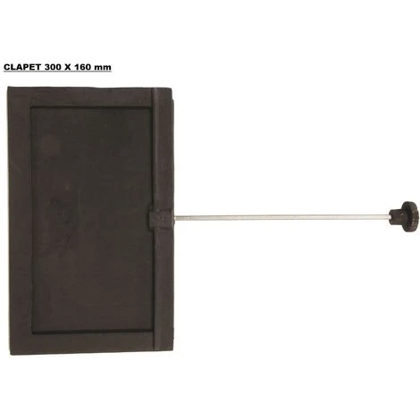 Clapet Coulissant Pour Poêle à Bois 160 X 160 Mm 4 Clapet Coulissant Pour Poêle à Bois 160 X 160 Mm – Image 4