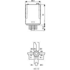 Finder 60.13.9.012.0040 Relais Enfichable 12 V/DC 10 A 3 Inverseurs (RT) 1 Pc(s) 5 Finder 60.13.9.012.0040 Relais Enfichable 12 V/DC 10 A 3 Inverseurs (RT) 1 Pc(s) -Atlantic Magasin 16610258 3