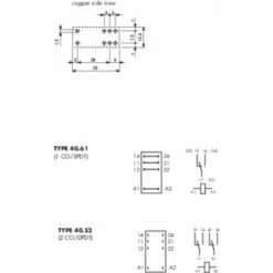 Finder 40.61.9.012.0000 Relais Pour Circuits Imprimés 12 V/DC 16 A 1 Inverseur (RT) 1 Pc(s) 5 Finder 40.61.9.012.0000 Relais Pour Circuits Imprimés 12 V/DC 16 A 1 Inverseur (RT) 1 Pc(s) -Atlantic Magasin 16610286 3