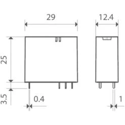 Finder 40.61.7.012.2020 Relais Pour Circuits Imprimés 12 V/DC 16 A 1 Inverseur (RT) 1 Pc(s) 5 Finder 40.61.7.012.2020 Relais Pour Circuits Imprimés 12 V/DC 16 A 1 Inverseur (RT) 1 Pc(s) -Atlantic Magasin 16610667 3