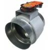 Registre Motorisé Avec Servomoteur Extra-plat 24 Ou 230V - Registre Motorisé Ø 200 Mm - Avec Servomoteur Extra-plat 230 Volts, Tout Ou Rien