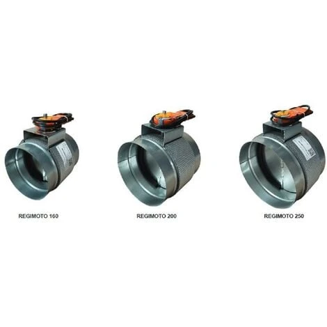 Registre Motorisé Avec Servomoteur Extra-plat 24 Ou 230V - Registre Motorisé Ø 200 Mm - Avec Servomoteur Extra-plat 230 Volts, Tout Ou Rien 2 Registre Motorisé Avec Servomoteur Extra-plat 24 Ou 230V - Registre Motorisé Ø 200 Mm - Avec Servomoteur Extra-plat 230 Volts, Tout Ou Rien – Image 2