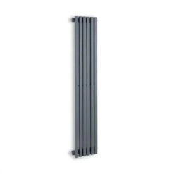Delgado Radiateur à Eau Chaude 508W Montage Mural Pour 10m² - Gris