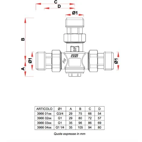Vanne Anti-condensation Pour Les Générateurs De Chaleur FAR 3966 3/4 - 45°C 2 Vanne Anti-condensation Pour Les Générateurs De Chaleur FAR 3966 3/4 - 45°C – Image 2