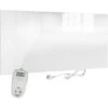VIESTA H580-GW Chauffage Infrarouge 580W En Verre Blanc + Thermostat VIESTA TH12