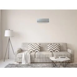 Chauffage Soufflant 2000 W Façade En Verre Argenté Télécommande Et Minuterie -Atlantic Magasin 17595942 3