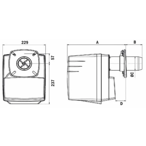 Brûleur Fioul NC9 H101A 45 à 95kW - CUENOD : 3832028 3 Brûleur Fioul NC9 H101A 45 à 95kW - CUENOD : 3832028 – Image 3