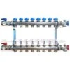 Collecteur De Distribution Pré-monté Pour Systèmes De Plancher Radiants, 1" Avec Dérivations à 8 Voies X 3/4"