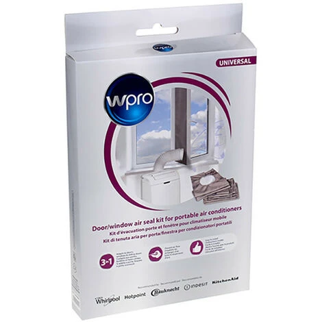Kit Evacuation Porte & Fenêtre Climatiseur Wpro CAK002C00649277 1 Kit Evacuation Porte & Fenêtre Climatiseur Wpro CAK002C00649277
