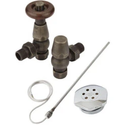 Hudson Reed Windsor - Radiateur Mixte Style Fonte Rétro Vertical Triple Rang Et Robinets Thermostatiques D'Angle Laiton - Blanc - 180 Cm X 29 Cm 8 Hudson Reed Windsor - Radiateur Mixte Style Fonte Rétro Vertical Triple Rang Et Robinets Thermostatiques D'Angle Laiton - Blanc - 180 Cm X 29 Cm -Atlantic Magasin 18961980 4