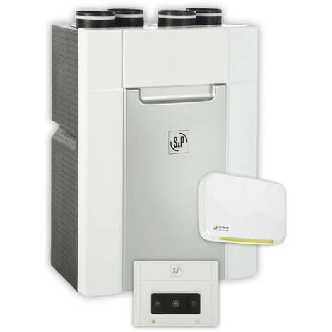 VMC Double-flux THR 88%, 210 M3/h Commande Par Sondes QAI Et Thermohygrométrique S&P (UNELVENT) 600101 2 VMC Double-flux THR 88%, 210 M3/h Commande Par Sondes QAI Et Thermohygrométrique S&P (UNELVENT) 600101 – Image 2