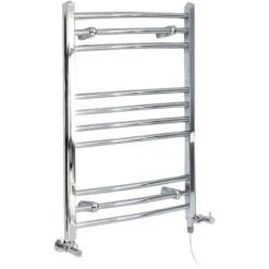 Hudson Reed Kent - Sèche-Serviettes Design Mixte Moderne Incurvé - Chromé - 80 Cm X 49.8 Cm