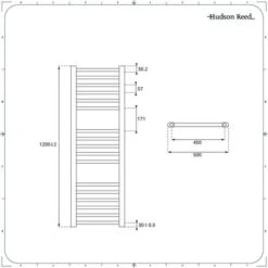 Hudson Reed Kent - Sèche-Serviettes Design Mixte Moderne Plat - Chromé - 120 Cm X 50 Cm 8 Hudson Reed Kent - Sèche-Serviettes Design Mixte Moderne Plat - Chromé - 120 Cm X 50 Cm -Atlantic Magasin 1934337 4
