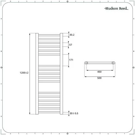 Hudson Reed Kent - Sèche-Serviettes Design Mixte Moderne Plat - Chromé - 120 Cm X 50 Cm 4 Hudson Reed Kent - Sèche-Serviettes Design Mixte Moderne Plat - Chromé - 120 Cm X 50 Cm – Image 4