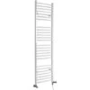 Hudson Reed Ive - Sèche-Serviettes Design Mixte Moderne Incurvé - Blanc - 180 Cm X 49.8 Cm