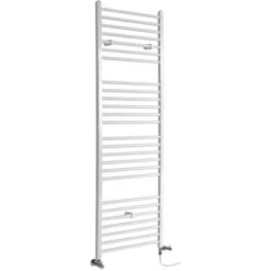 Hudson Reed Ive - Sèche-Serviettes Design Mixte Moderne Plat - Blanc - 180 Cm X 60 Cm