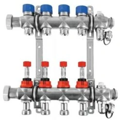 Collecteur FBH Pour Chauffage Par Le Sol Euro-cône 5 Circuits