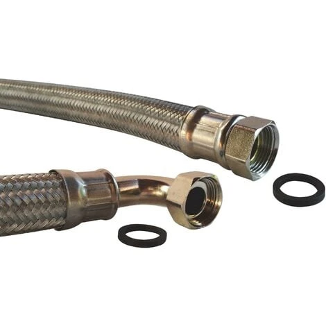 Flexible Chauffage 1 écrou Tournant 3/4" - 1 écrou Tournant Coudé 3/4" - 500 Mm 2 Flexible Chauffage 1 écrou Tournant 3/4" - 1 écrou Tournant Coudé 3/4" - 500 Mm – Image 2