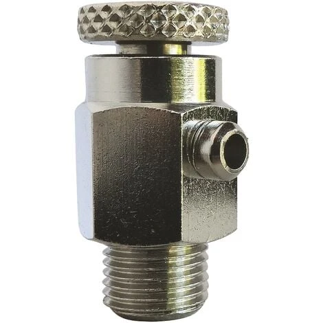 Purgeur D'air à Volant Nickelé 1/8 (5/10) 2 Purgeur D'air à Volant Nickelé 1/8 (5/10) – Image 2