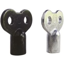 2 Clés Métal De Purgeur à Carré De 4 Et 5 Mm