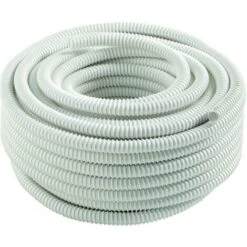 Aspen Tube évacuation De Condensats Annelé - Couronne De 50m - Tube Annelé Couleur Ivoire. Ø16-18-20 (couronne De 50 Mètres).