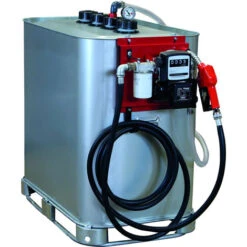 CUVE STOCKAGE FUEL GALVA DP 700L - STATION 230V DRAKKAR EQUIPEMENT S08113