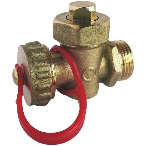 Robinet De Vidange Laiton Brut M1/2 à Boisseau Et Presse étoupe 1 Robinet De Vidange Laiton Brut M1/2 à Boisseau Et Presse étoupe